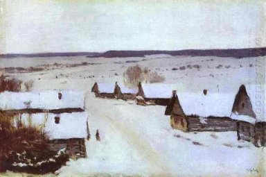 Village i vinter