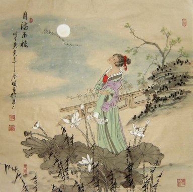 Beautiful Lady - la pintura china