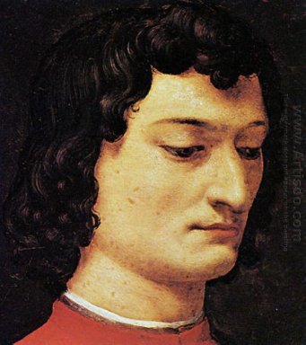 Ett porträtt av Giuliano di Piero de \'Medici