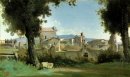 Vista dos jardins de Farnese Roma 1826