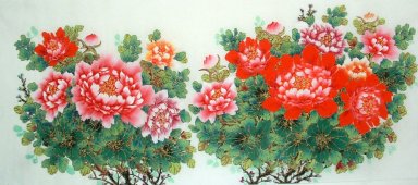 Peony - Lukisan Cina