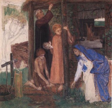 La Pâque dans la Sainte Famille cueillir des herbes amères 1856