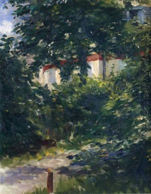 Der Garten rund um manet Haus