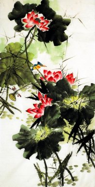 Lotus - peinture chinoise