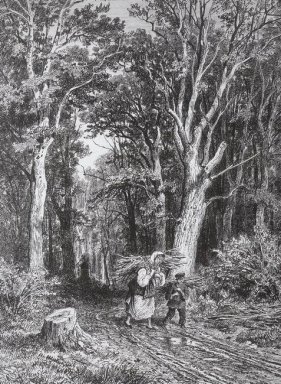 A estrada na floresta 1869