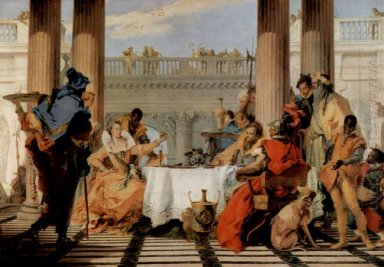 Das Bankett von Kleopatra 1744