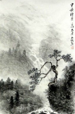 Hiver - Peinture chinoise