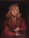 Porträt eines sächsischen Prinzen ein