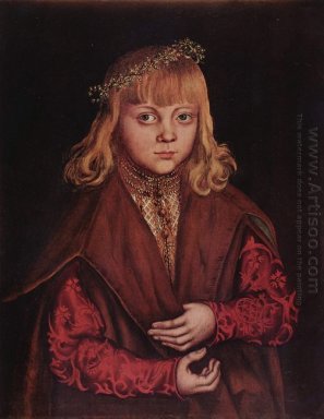 Porträt eines sächsischen Prinzen ein