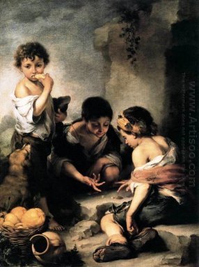 Boys Playing Dice 1675