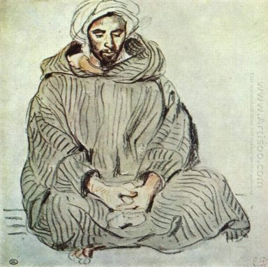 Sentado Árabe Em Tanger 1832