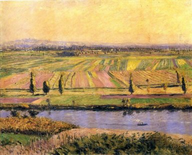 Die Ebene von Gennevilliers von den Hügeln von Argenteuil 1888