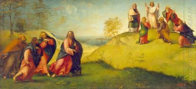 Ведущие Христос апостолам горе Фавор 1512