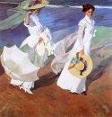 Promenade en bord de mer 1909