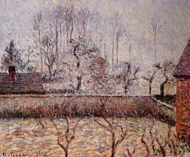 Landschaft Frost und Nebel eragny 1892