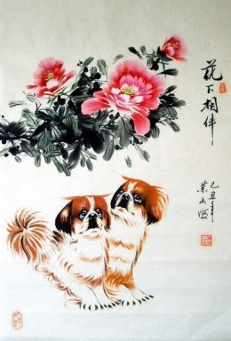 Dog - Lukisan Cina
