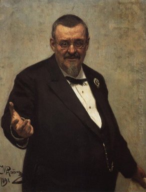 Portrait Der Rechtsanwalt Vladimir Spasovitch 1891