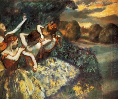 Vier dansers 1900