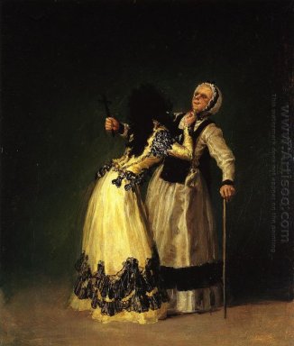 A duquesa de Alba e sua Duenna 1795
