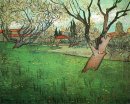 View Of Arles With Trees In Blossom 1888