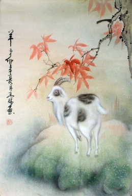 Sheep - Pintura Chinesa