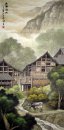 Una casa de campo - la pintura china