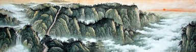 Montagnes - Peinture chinoise