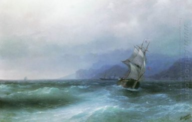Voile dans la mer 1884 1