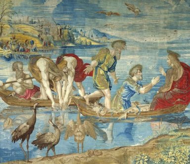 The Miraculous Draught Of Fishes Cartoon For The Sistine Chapel
