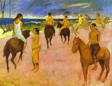 cavaliers sur la plage II 1902