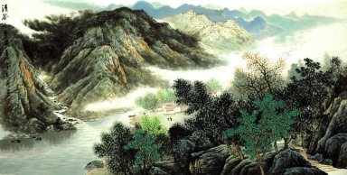 Montagne et de l\'eau - peinture chinoise