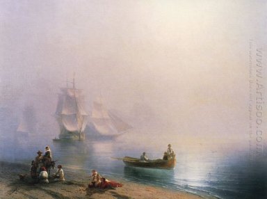 Por la mañana en la bahía de Nápoles 1873