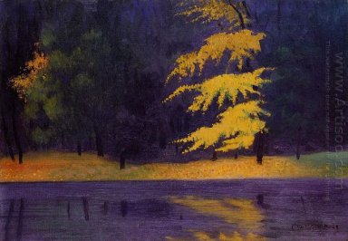 Het Meer In Het Bois de Boulogne 1921