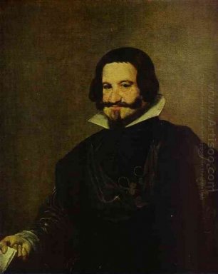 Retrato da contagem Caspar De Guzman de Olivares Primeiro minist