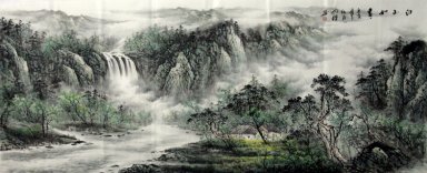 Montagne et de l\'eau - peinture chinoise