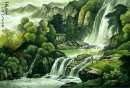 Waterfall - Pittura cinese