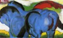 Маленькие голубые Лошади 1911