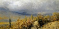 Paesaggio di autunno in Crimea