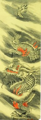 Dragon - kinesisk målning