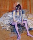 Danseur assis dans Pink Tights 1890