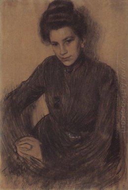 Retrato de Z Proshinskaya 1901