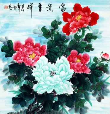 Pivoine - Peinture chinoise