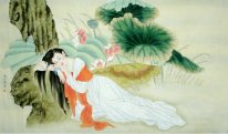 Vackra damer - kinesisk målning