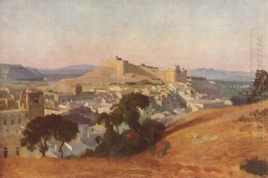 Uitzicht vanuit Villeneuve LON s Avignon Saint Andr Fort 1836