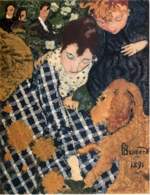 Frau mit Hund 1891