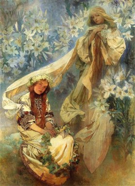 Мадонна из лилий 1905