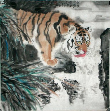 Tiger - Peinture chinoise