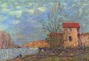 El Loing en Moret 1881