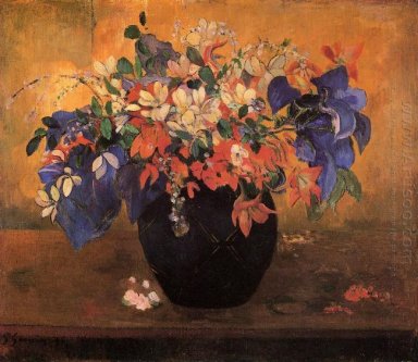 Vaas met bloemen 1896
