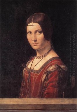 Portrait Of An Diketahui Wanita La Belle Ferroniere